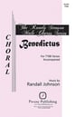 Benedictus TTBB choral sheet music cover
